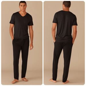 MeUndies Men's UltraModal Lounge Pants in Black | Small